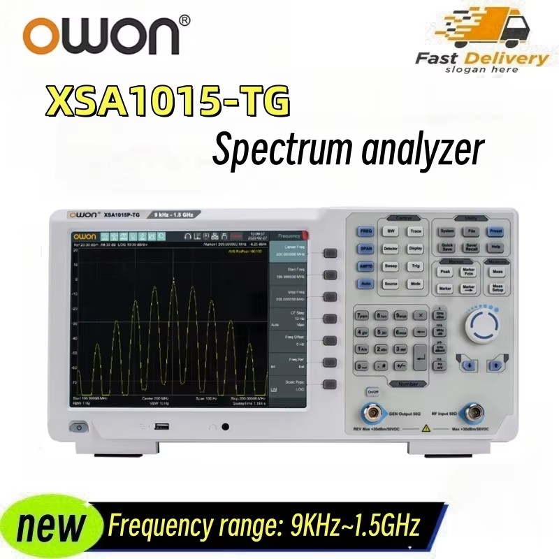 Spectrum Analyzer Tracking Generator 1.5Ghz - OWON XSA1015P - TG 9kHz -
