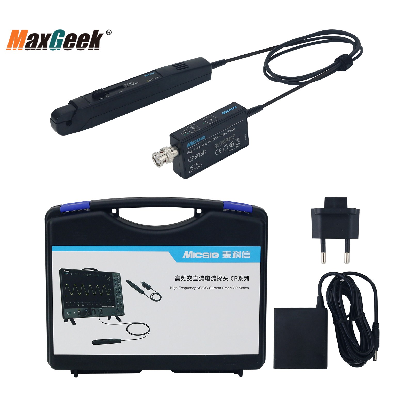 Current Probe Ac Dc 50Mhz Oscilloscope - Micsig High Frequency CP503B CP1003B AC/DC
