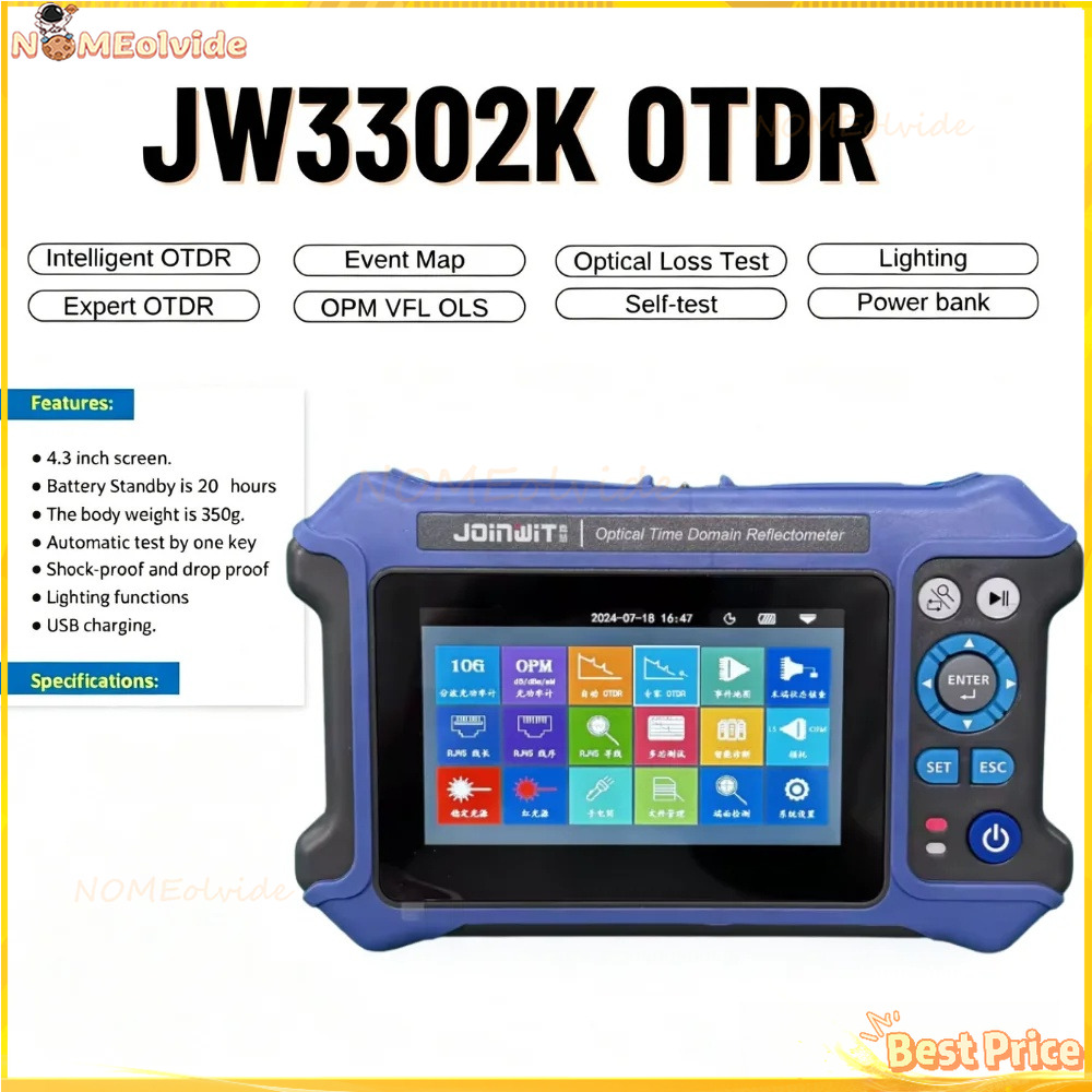 Joinwit JW3302K 28Db/26Db SM 1 - đánh giá và giá Optical Time Domain Reflectometer Otdr 1310 1550Nm