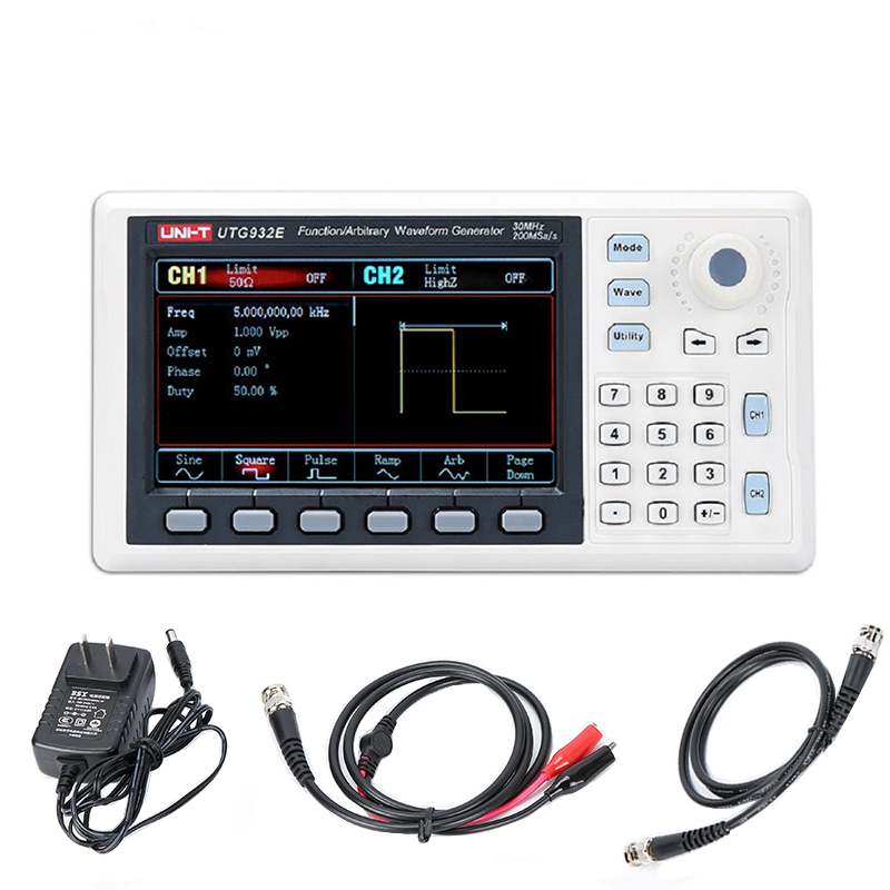 UTG962E Function Arbitrary Wav - đánh giá và giá Dual Channel Arbitrary Waveform Function Generator 60Mhz