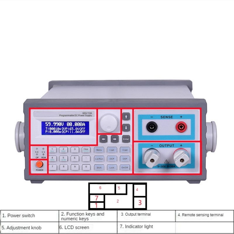 Laboratory 30V 60V 150V 200V 2 - đánh giá và giá Programmable Linear Dc Power Supply 30V 10A