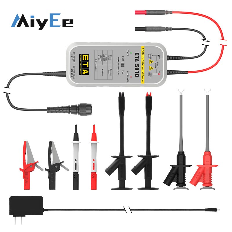 Miyee ETA5002/ETA5010/ETA5026  - đánh giá và giá High Voltage Differential Probe 100Mhz 1300V
