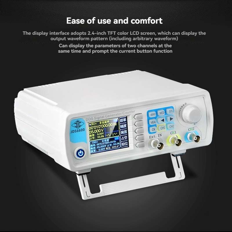 Dual Channel DDS Signal Genera - đánh giá và giá Dual Channel Arbitrary Waveform Function Generator 60Mhz