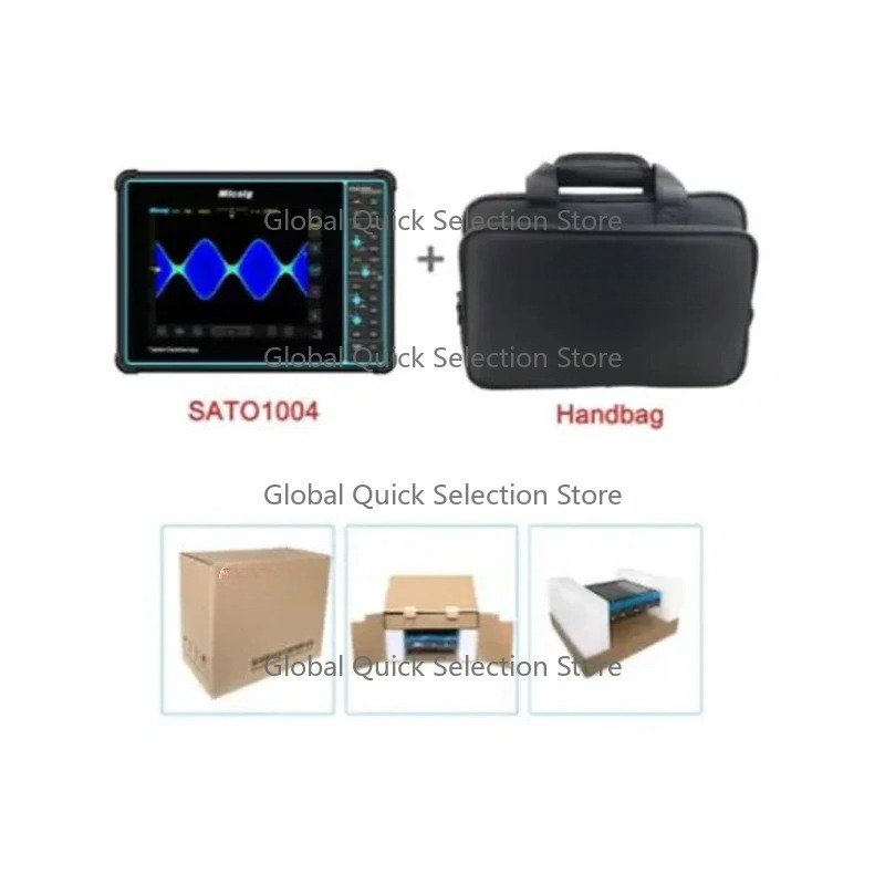 SATO1004 Micsig Automotive Tab - đánh giá và giá Handheld Tablet Oscilloscope Touchscreen 100Mhz
