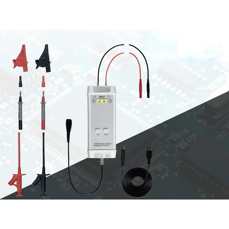 New Oscilloscope 1300V 100MHz  - đánh giá và giá High Voltage Differential Probe 100Mhz 1300V