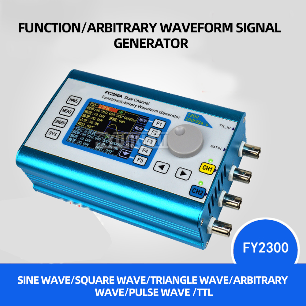 FY6300 FY2300 Dual Channel DDS - đánh giá và giá Dual Channel Arbitrary Waveform Function Generator 60Mhz