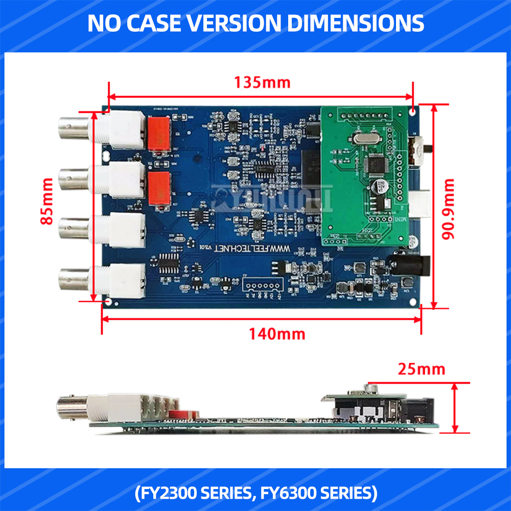 FY6300 FY2300 Dual Channel DDS - đánh giá và giá Dual Channel Arbitrary Waveform Function Generator 60Mhz
