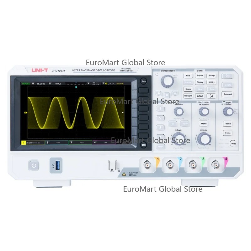 UPO1104X 100MHz Digital Oscill - đánh giá và giá Digital Storage Oscilloscope 4 Channel 100Mhz