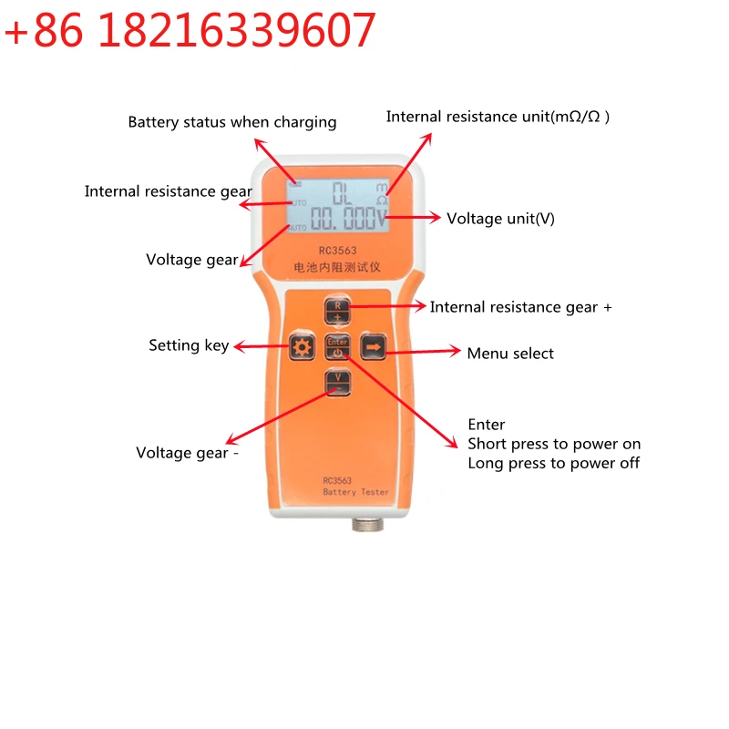 TAO New RC3563 High-precision  - đánh giá và giá Battery Internal Resistance Tester Four Wire