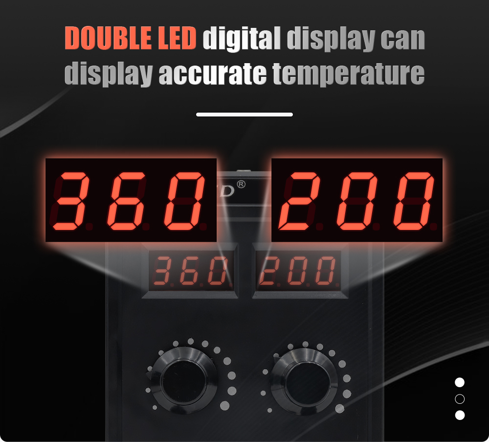 JCD 8586D Soldering Station 2  - đánh giá và giá Smd Rework Station Hot Air Soldering 2 In 1