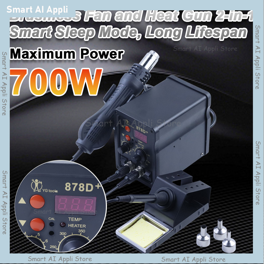 2 in 1 Soldering Station with  - đánh giá và giá Smd Rework Station Hot Air Soldering 2 In 1