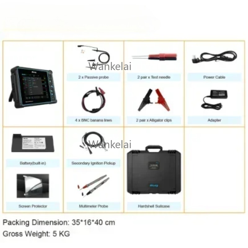 Micsig Automotive Tablet Oscil - đánh giá và giá Handheld Tablet Oscilloscope Touchscreen 100Mhz