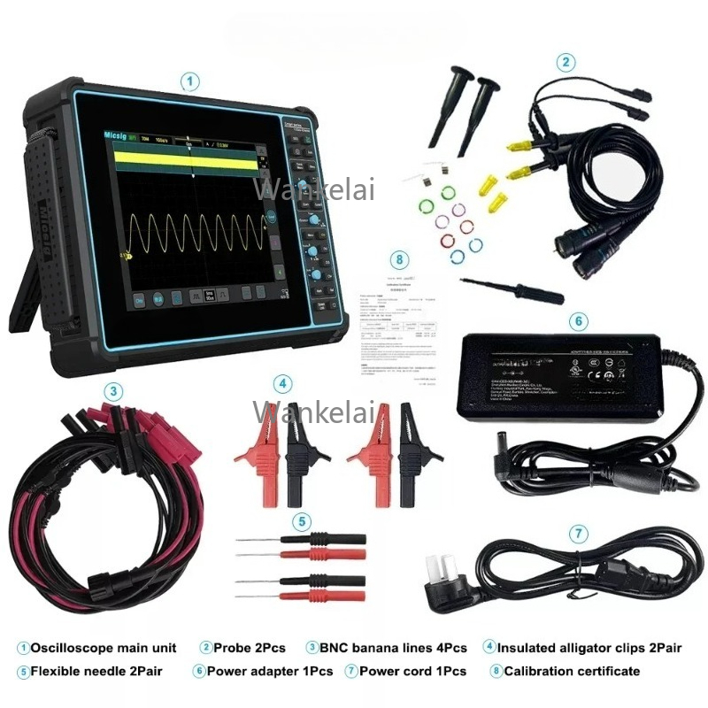 Micsig Automotive Tablet Oscil - đánh giá và giá Handheld Tablet Oscilloscope Touchscreen 100Mhz